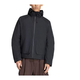 adidas Premium Essentials Utility Jacket - Heren - Hardloopjassen - Zwart - M - Polyester - Fitness