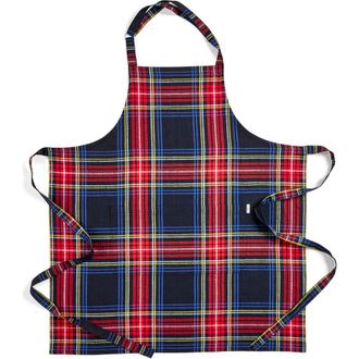 Solino Home Linen Apron 33 x 30 in for Dining Table, Holiday and Everyday Table Decor - Linen Bib Apron in Black at Nordstrom, Size Large