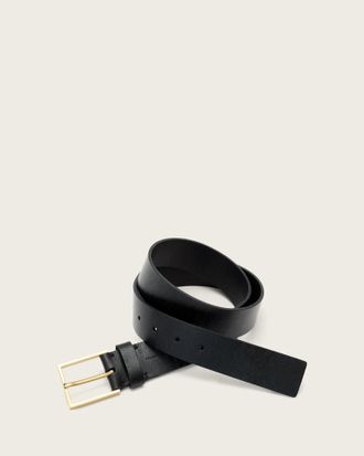 AllSaints Leather Etta Leather Belt, Size: XS