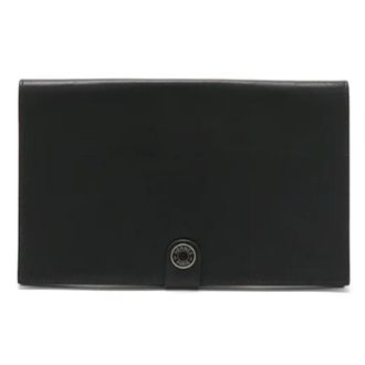 Herm&egrave;s Tweedehands leren portemonnees - Dames - Vintage Accessoires - Zwart - ONE Size - Leer - Vintage