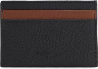 BOSS x ASTON MARTIN card holder in two-tone leather