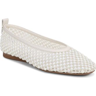 Naturalizer Carla Flat in White at Nordstrom, Size 8.5