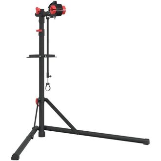 vidaXL Supporto Riparazione Bici Regolabile 92-152 cm Rosso in Acciaio vidaXL