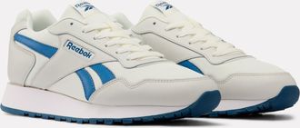 Reebok Classic Trainingsschuh REEBOK CLASSIC REEBOK GLIDE, Gr. 42,5, chalk, athleticblau, simplebraun, Leder, Synthetik, Textil, Schuhe Trainingsschuh