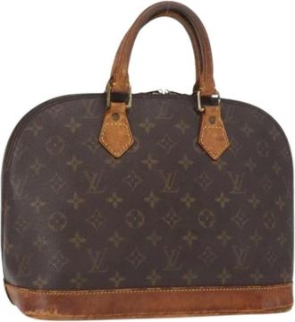 Louis Vuitton Pre-owned Handbags, female, Brown, Size: ONE SIZE Pre-owned Canvas Handbag