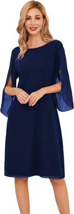 Robe De Soirée 2 Pièces GRACE KARIN - Pailletée Avec Boléro - Col Rond - Taille Adjustable - Plusieurs Couleurs