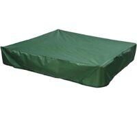 OEM Litzee - Cubierta Para Arenero 150x150 Cm - Tejido Oxford Impermeable - Cord&oacute;n Ajustable Para Protecci&oacute;n Contra El Polvo - Verde - Crezuo