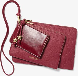 Michael Kors Jet Set 3-in-1 Leather Pouches