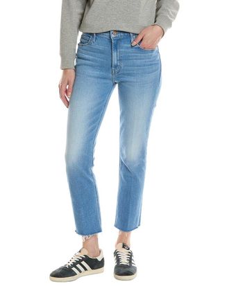 Mother Mother The Mid-Rise Dazzler Crop Fray Satisfy Your Cravings Jean