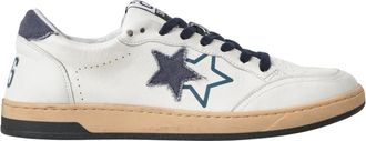 2Star Lage Sneakers - Heren - Sneakers - Wit - 45 EU - Leer - Schoenen