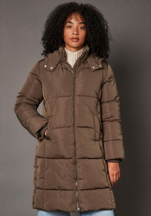 Hailys Steppjacke HAILYS LS P JK Em44my, Damen, Gr. XS (34), gr&uuml;n (khaki), Web, Obermaterial: 100% Polyester, unifarben, Rippb&uuml;ndchen, Jacken Steppjacke