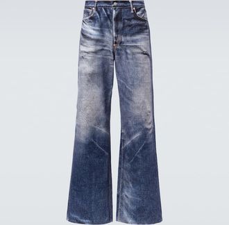 Junya Watanabe x Levis - Jeans flared a vita alta