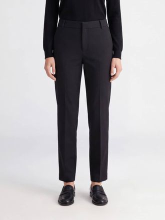 Dondup Nima Slim Fit Low-Rise Virgin Wool Chino Trousers