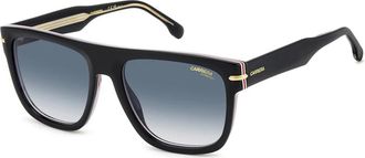 Carrera Zwart Goud/Donkerblauw Zonnebril - Heren - Zonnebrillen - Zwart - 57 MM - Accessoires