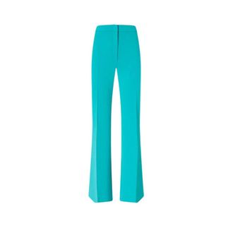 Pinko Wide Trousers, female, Green, Size: S Wide Trousers
