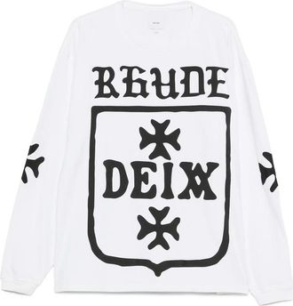 Rhude Logo-print Long-sleeve Sweatshirt