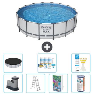Bestway Piscina Bestway Steel Pro Max Redonda - 488x122 Cm - 8-piezas S556