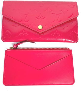 Louis Vuitton Monogram Vernis Hot Pink Monogram Vernis Coin Purse/Coin Case (Pre-Owned)