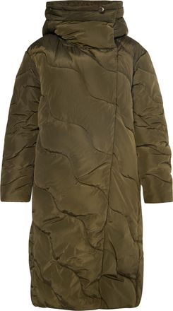 Usha Lange gewatteerde jas Dames olijf