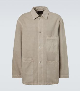 Christophe Lemaire Oversized cotton twill overshirt