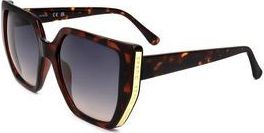 Guess Blue Gradient Butterfly Ladies Sunglasses GF6178 52W 54