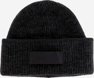 Jacquemus Black Logo Baseball Hat