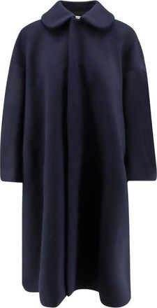 Comme Des Gar&ccedil;ons Single-Breasted Coats, female, Blue, XS, Collared Coat