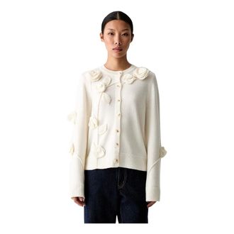 Farm Rio Cardigan - - Knitwear - Donna - Beige - M