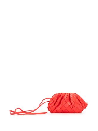 Bottega Veneta 2012-2025 Intrecciato The Pouch Purse coin pouch - Red