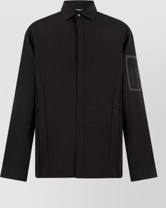 HUGO BOSS lightweight jacket with high collar