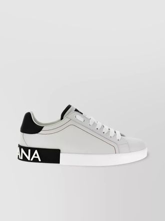 Dolce & Gabbana leather low-top sneakers