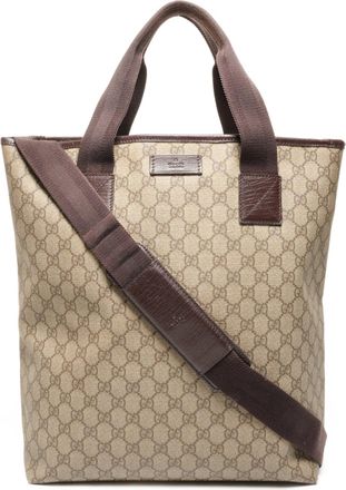 Gucci Beige Shoulder Bag Tote Bag (Pre-Owned)