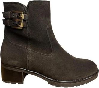 Gabor Enkellaarsjes - Dames - Laarzen met Hak - Bruin - 39 1/2 EU - Schoenen