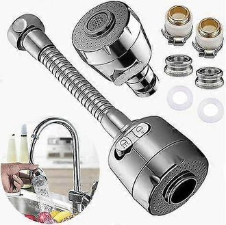 2B Faucet Aerator 350 Swivel, Faucet Aerator With Extended Hose, Universal Water Saver With Nozzle Adapter,nozzle Head For Faucet 15-22mm Diameter