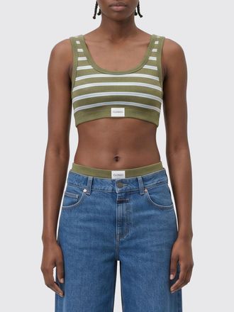Closed Bralette in cotone a righe