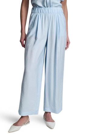 DKNY Rumpled Voile Pull-On Pants in Light Blue at Nordstrom, Size X-Large