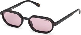 Guess Sunglasses, unisex, Brown, 53 MM, Oval Sunglasses