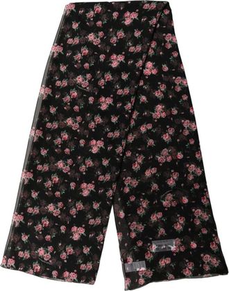 Dolce & Gabbana Foulard in Seta con Stampa Floreale - - Accessories - Donna - Multicolore - ONE SIZE