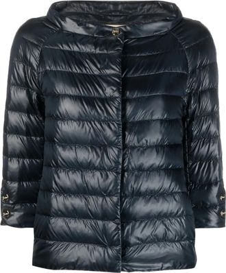 Herno Aminta Quilted Three-quarter Sleeve Jacket