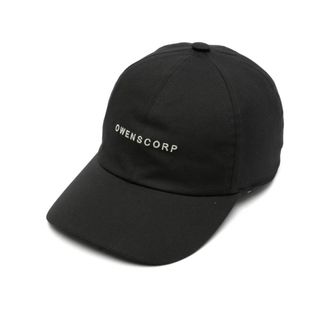Rick Owens Accessoires, Heren, Zwart, L, Katoen, Geborduurde Baseballpet