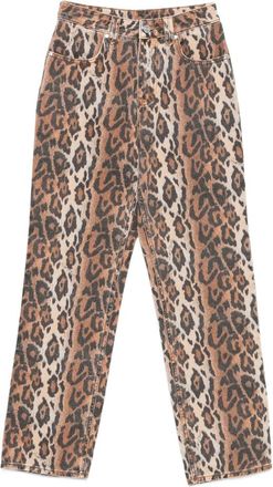 House of Sunny Animal-print Jeans
