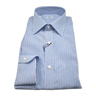 Barba Overhemden, Heren, Blauw, L, Shirts