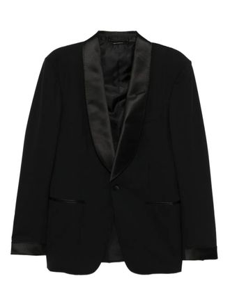 Tom Ford Windsor dinner suit - men - Wool/Elastane - 54 - Black