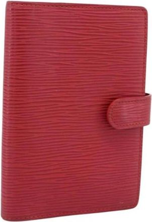 Louis Vuitton Pre-owned Day Planner Cover - Dames - Vintage Accessoires - Rood - ONE Size - Leer - Vintage