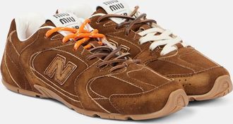 Miu Miu x New Balance 530 SL suede sneakers