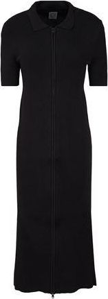 8 by YOOX VISCOSE ZIP-UP POLO NECK DRESS
