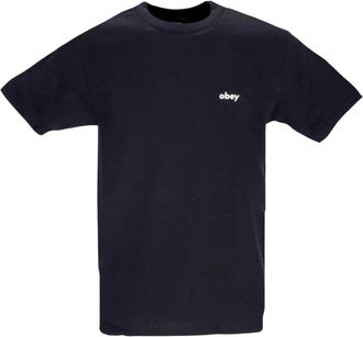 Obey Heren, Tops, Zwart, Maat: XL Katoen
