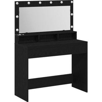 vidaXL Vidaxl - Dressing Table Black oak 100 x 41 x 135 cm Engineered wood