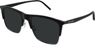 Saint Laurent SL 768 002 Mens Sunglasses Black Size 57 - Free RX Lenses - Free RX Lenses