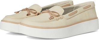 Dr. Scholls Madison Sea Boats Womens Flat Shoes White Faux Leather : 7.5 M